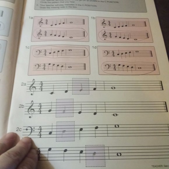 Basic Piano Prep Course: Activity & Ear Training Piano Lesson Training Book - Picture 7 of 10